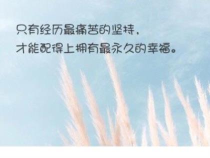 正能量一句话